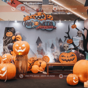Trang trí halloween cho công ty với ý tưởng mới nhất 2025