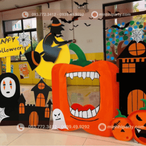 Trang trí Halloween cho trường học thiết kế phù hợp với lứa tuổi