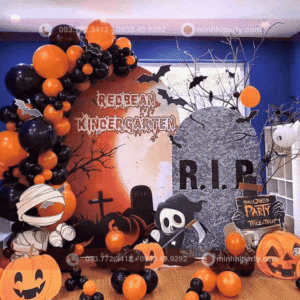 Ý tưởng decor trang trí halloween với thiết kế hiện đại