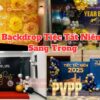 Dịch vụ trang trí backdrop tiệc tất niên công ty chuyên nghiệp trọn gói