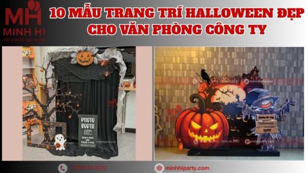 Dịch vụ trang trí halloween đẹp cho văn phòng công ty