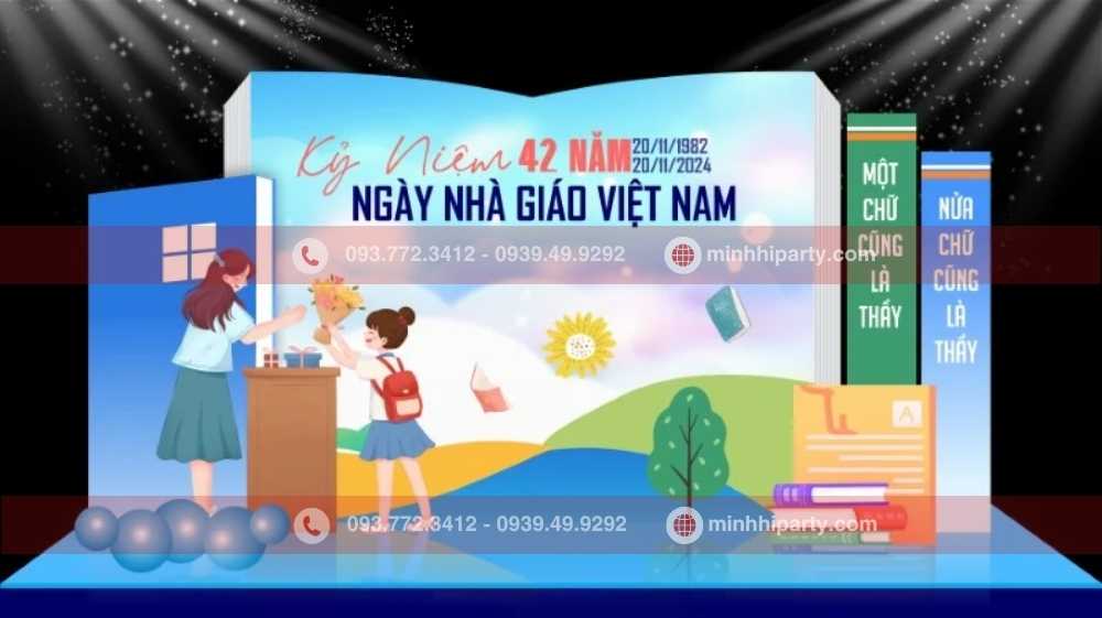 Báo giá trang trí ngày nhà giáo Việt Nam 20/11 chi tiết trọn gói