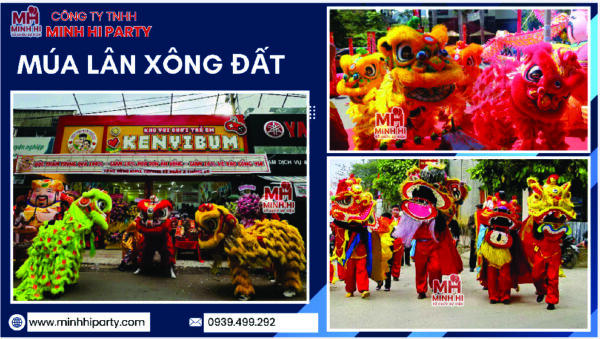Minh Hi Party chuyên cung cấp dịch vụ múa lân xông đất tại HCM