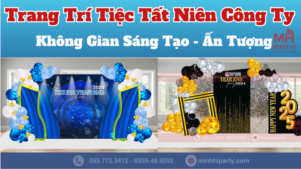dich vu trang tri tiec tat nien cong ty 11 Dịch vụ trang trí tiệc tất niên cho công ty chuyên nghiệp