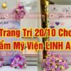 Trang trí 20/10 trọn gói cho thẩm mỹ viện