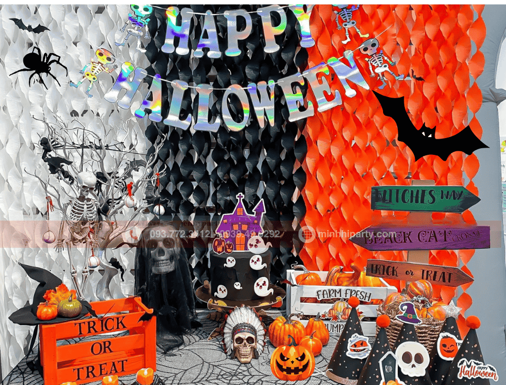 Trang trí Halloween phong cách ấm cúng gần gũi