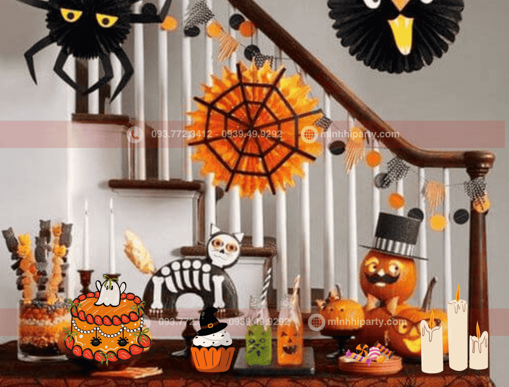 Decor trang trí Halloween tại nhà đơn giản