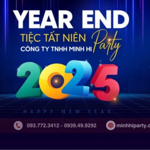 thiet ke backdrop tiec tat nien phong cach hien dai Thiết kế backdrop tiệc tất niên online với mẫu hiện đại