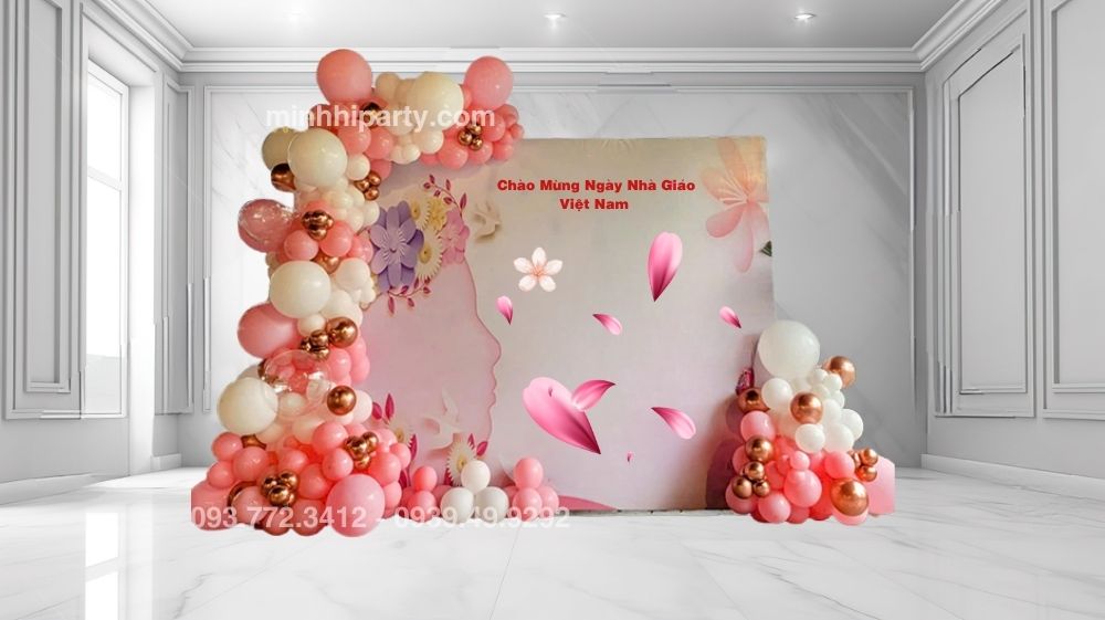 Ý tưởng trang trí ngày nhà giáo Việt Nam 20/11 đẹp tại Minh Hi Party