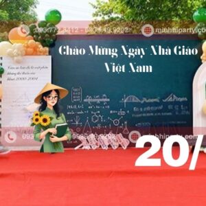 trang tri 20 11 ngoai troi ý tưởng trang trí 20/11 ngoài trời