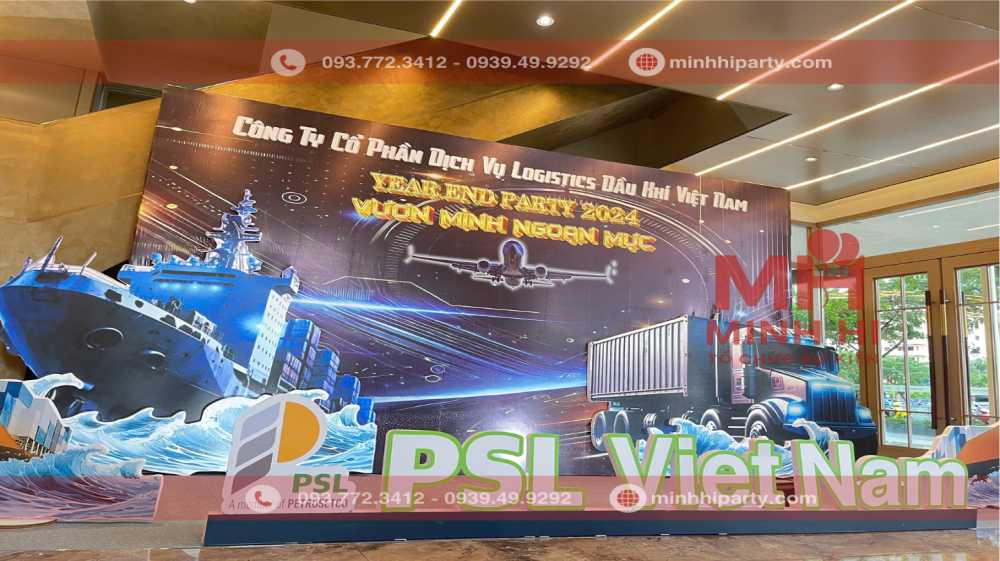 Thiết kế trang trí background đẹp với ý tưởng mới nhất tại Minh Hi Party
