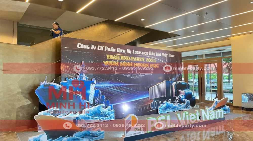 Ý tưởng trang trí tiệc tất niên mới nhất 2026 tại Minh Hi Party