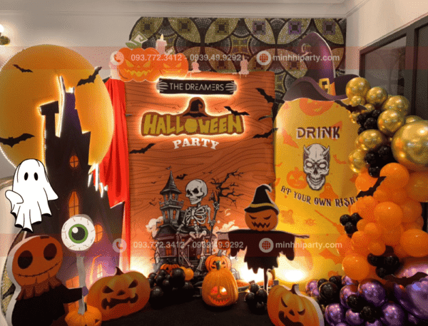 Dịch vụ trang trí Halloween cho bé đẹp và sáng tạo