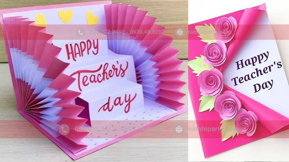 trang tri thiep 20 11 Trang trí thiệp 20/11 với cách trang trí 20/11 ấn tượng