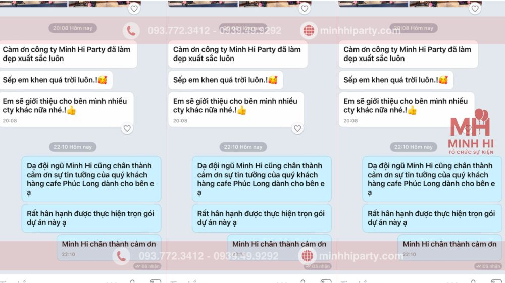 y kien khach hang sau su kien halloween do minh hi party thuc hien Đánh giá của khách hàng sau thi công dự án trang trí Halloween