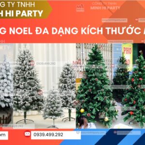 2025 trang tri cay thong noel voi da dang kich thuoc mau sac Các mẫu cây thông noel 2025 với đa dạng kích thước màu sắc