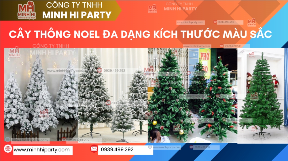 2025 trang tri cay thong noel voi da dang kich thuoc mau sac Các mẫu cây thông noel 2025 với đa dạng kích thước màu sắc