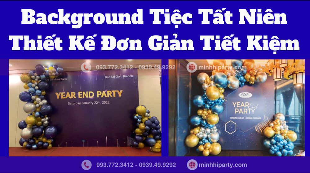 Decor tất niên đơn giản tiết kiệm với thiết kế tối giản