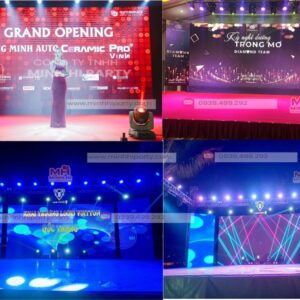 Minh Hi Party đơn vị chuyên cho thuê màn hình LED cho sự kiện khai trương