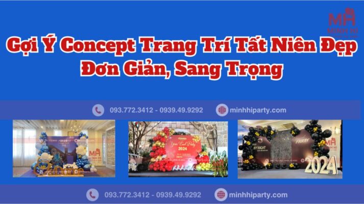 Dịch vụ trang trí year end party trọn gói tại TPHCM
