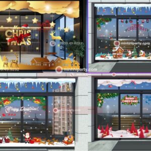 mau decal dan kinh trang tri noel 2025 27 Decal dán kính noel 2025 bộ sưu tập số 27 do Minh Hi Party gợi ý
