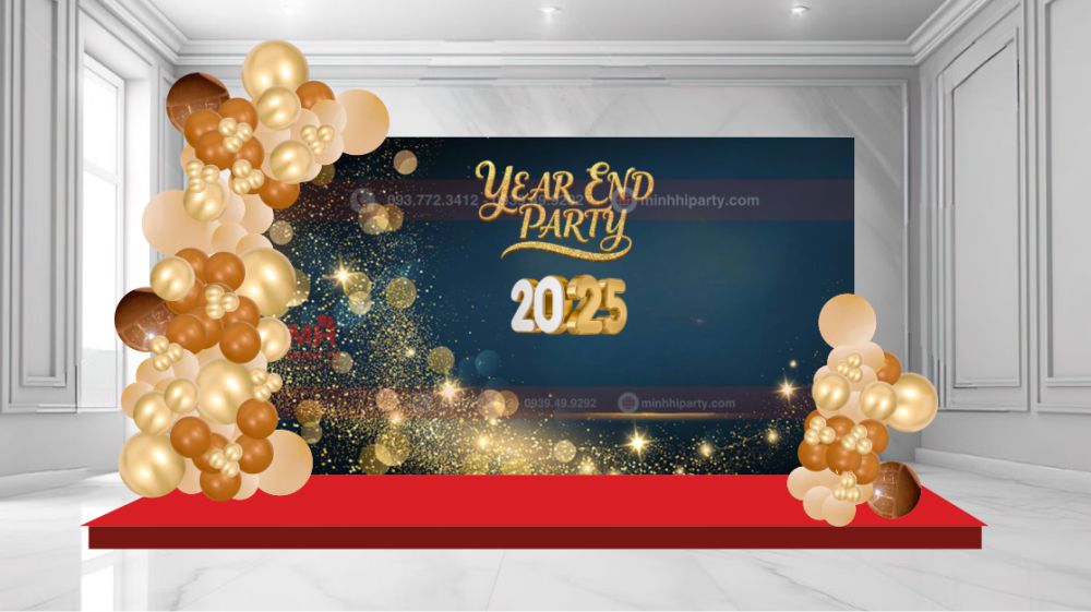 mau phong nen tat nien phong cach sang trong Decor phông nền tất niên hiện đại & trẻ trung – Sáng tạo và năng động