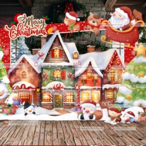 Mẫu trang trí giáng sinh 2025 ngoài trời theo chủ đề công nghệ khi kết hợp ánh sáng LED