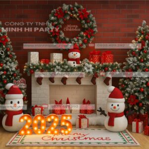 Hình ảnh mẫu trang trí Noel 2025 đẹp