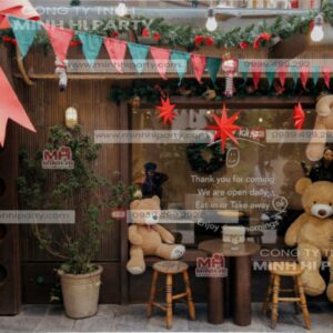 mau trang tri noel quan cafe MH04 Mẫu trang trí Noel quán cafe MH04