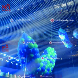 Thi công bong bóng kéo lưới chuyên nghiệp tại HCM