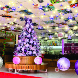 minh hi party thiet ke trang tri Noel ket hop anh sang led chu de mau sac theo yeu cau Mẫu thiết kế demo trang trí noel trước khi thi công do Minh Hi Party thực hiện