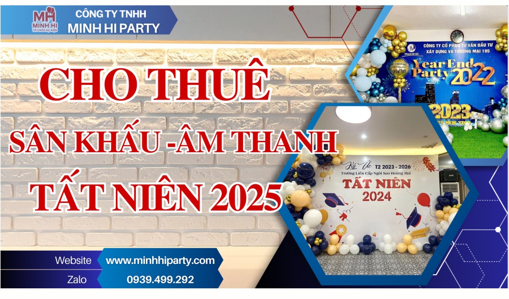 minhhiparty cho thue san khau am thanh tat nien chuyen nghiep Minh Hi chuyên cho thuê sân khấu âm thanh tất niên chuyên nghiệp