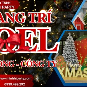 Trang trí Noel văn phòng công ty trọn gói