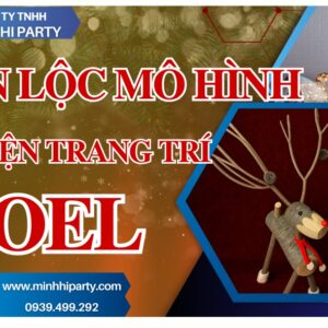 Mô hinh tuần lộc trang trí Noel