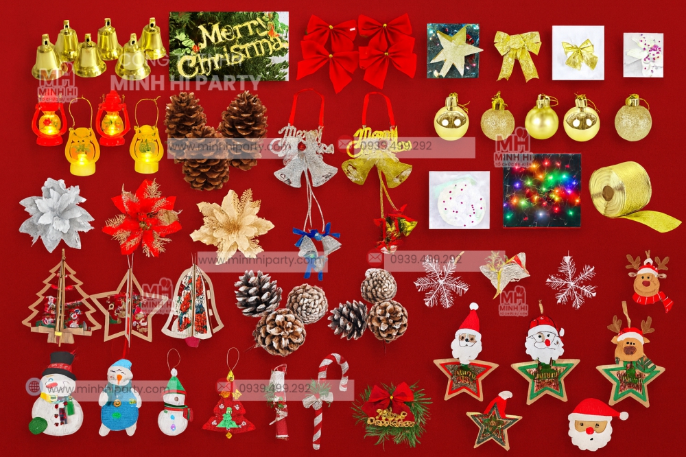 Phụ kiện trang trí handmade Noel 2025