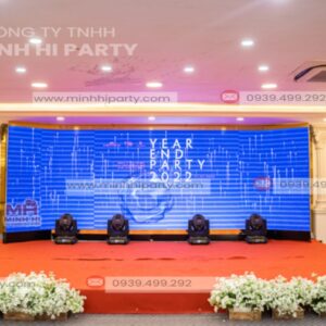 trang trí sân khấu tiệc tất niên bằng màn hình LED