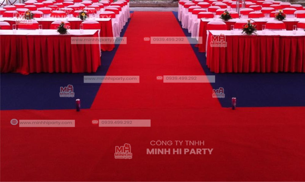 tham do trai loi di su kien tat nien tai minh hi party Thảm đỏ trải lối đi sự kiện tất niên