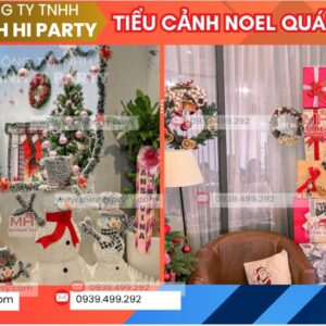 tieu canh noel 2025 quan ca phe Tiểu cảnh Noel 2025 quán cà phê