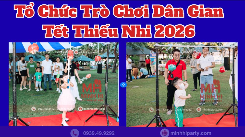 Tổ chức hoạt động trò chơi dân gian – Giữ gìn bản sắc Tết Việt trong chương trình Tết thiếu nhi 2026