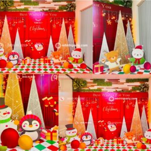 trang tri noel 2025 cho van phong minhhparty thuc hien 2024 Gợi ý mẫu trang trí noel cho văn phòng - Hình ảnh trang trí Noel 2024 cho văn phòng