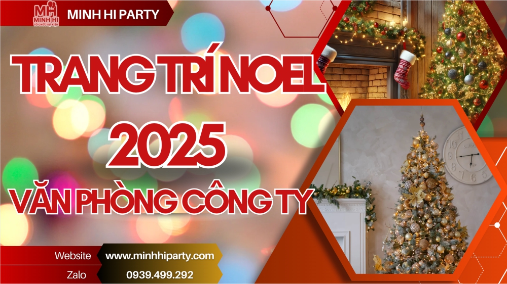Trang trí Noel 2025 văn phòng công ty