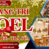 Trang trí noel quán cafe trà sữa