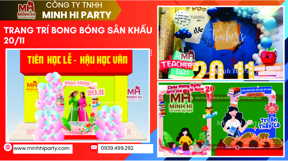 trang tri photobooth 20 11 Trang trí photobooth bong bóng 20-11