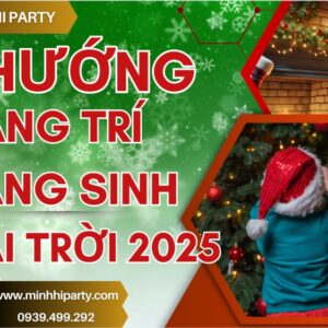 Xu hướng trang trí giáng sinh ngoài trời 2025