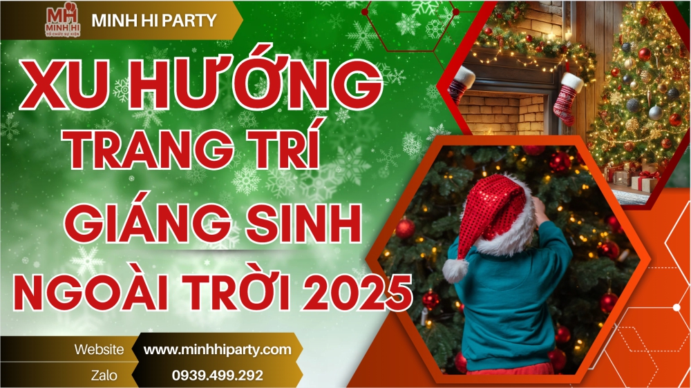 xu huong trang tri giang sinh ngoai troi 2025 Xu hướng trang trí giáng sinh ngoài trời 2025