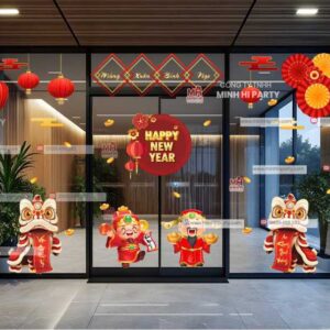 Mẫu thiết kế decal Tết 2026 tại Minh Hi Party - MH11