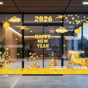 Mẫu thiết kế decal Tết 2026 tại Minh Hi Party - MH15
