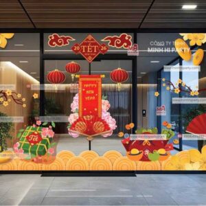 Mẫu thiết kế decal Tết 2026 tại Minh Hi Party - MH16