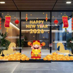 Mẫu thiết kế decal Tết 2026 tại Minh Hi Party - MH29