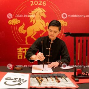 cho thue ong do khai truong dau nam 2026 Ông đồ viết thư pháp khai trương đầu năm 2026 với dịch vụ thu hút khách hàng tiềm năng